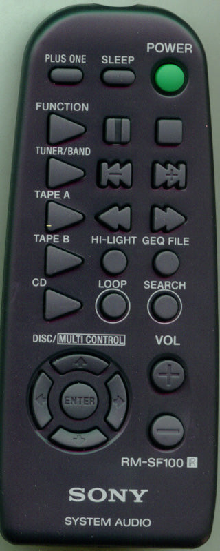 Sony Remocon, Sony Rmsf100//M - RMSF100