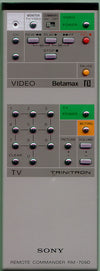 Sony Rm-709D Remote Control - 8-936-976-00
