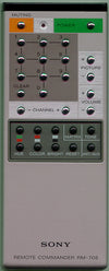 Sony Rm-708 Remote Control A - A-1470-610-A