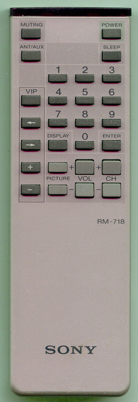 Sony Rm-718 Remote Control A - A-1470-656-A