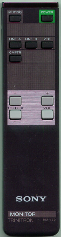 Sony Rm-739,Remote Control A - A-1470-783-A