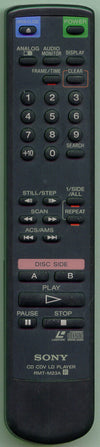 Sony Remote Control Assembly - A-6772-990-A