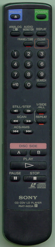 Sony Remote Control Assembly - A-6772-990-A