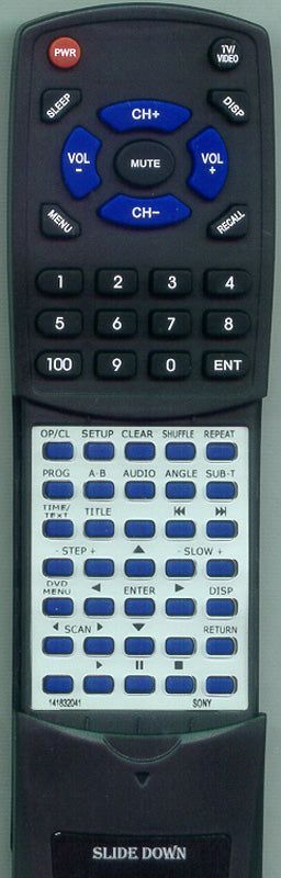 Sony Rmt-D109A Remote Control - 1-418-320-41
