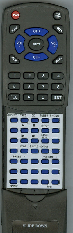 Sony Rm-S190,Remote Control - 1-465-249-11