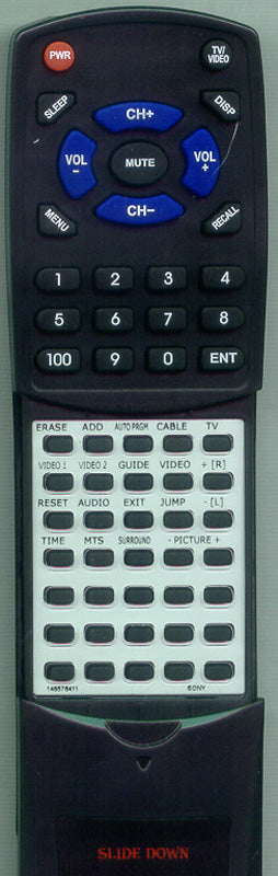 Sony Remote(Rm-Y103) Kv27Ex - 1-465-764-11
