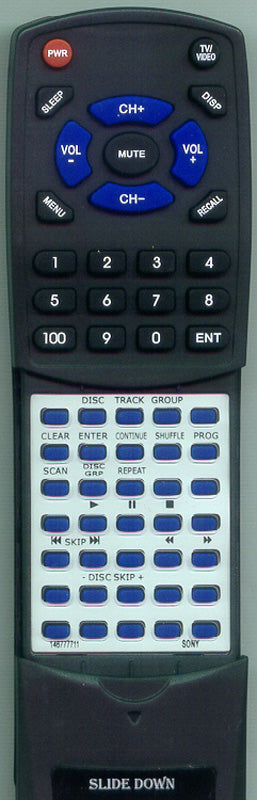 Sony Rm-Dx151 Remote Control - 1-467-777-11