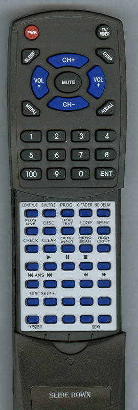 Sony Remote Control Rm-Dx55 - 1-475-208-11