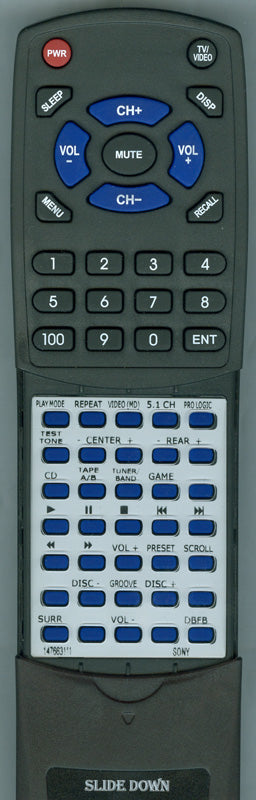 Sony Rm-Smg5Av Remote Control - 1-476-631-11