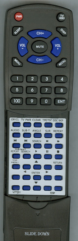 Sony Remote Control (Rmt-D154A - 1-477-725-11