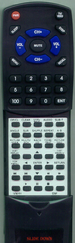 Sony Remote Control *Nla* - 1-478-015-11