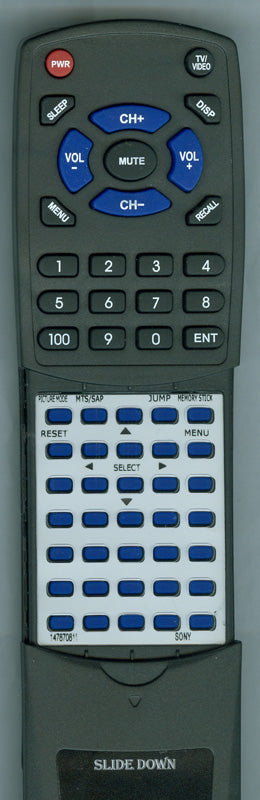 Sony Remote Rm-Y196 - 1-478-708-11