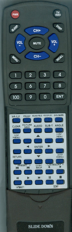 Sony Remote Control (Rm-Adp0 - 1-479-643-11