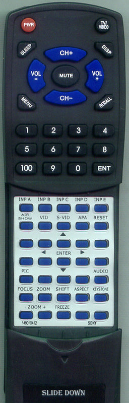Sony Remote Commander (Rm-Pj18) - 1-480-104-11