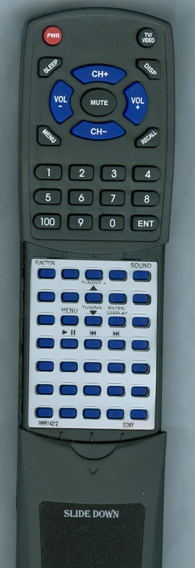 Sony Remote Control. - 9-885-142-12