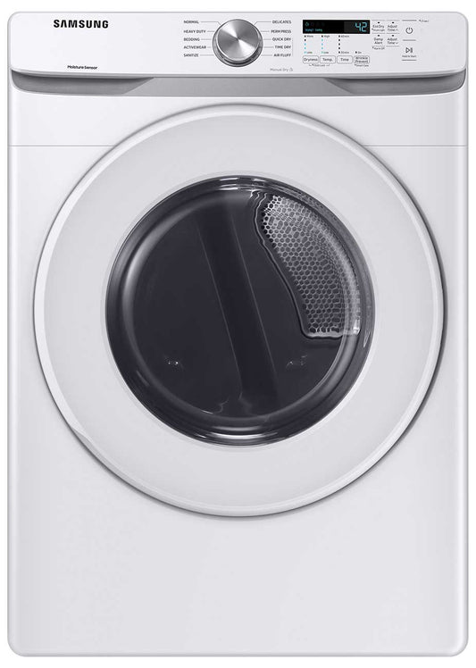 Samsung DVE45T6000W/A3 7.5 Cu. Ft. Electric Dryer with Sensor Dry in White