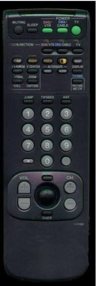 Sony Rmy158 Remote Control - 1-475-978-11