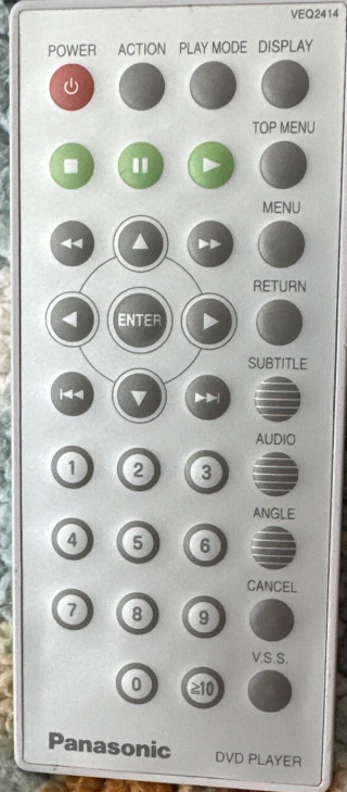 Panasonic Remote - VEQ2414