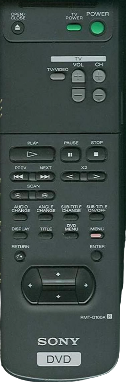 Sony Remote Control - RMTD100A