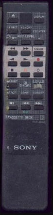 Sony Rm-J902, Remote Control - 1-465-369-11
