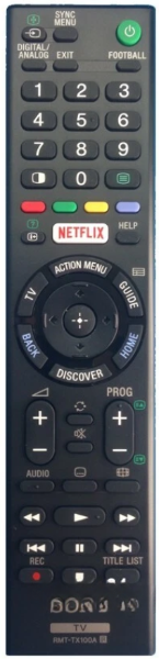 Sony Remote Control (Rmt-Tx100A) - 1-492-966-11
