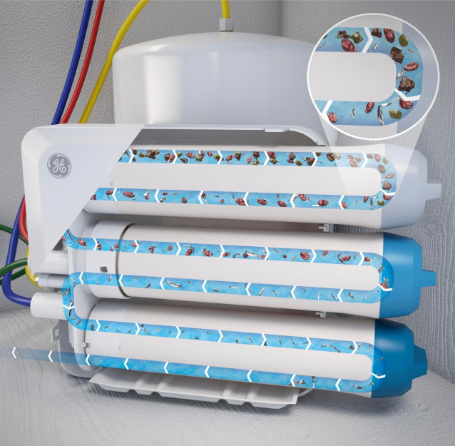 GE Part# FQ18MN Membrane Filter - Genuine OEM