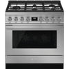 Smeg CPF36UGGX 36 Inch Freestanding Professional Gas Range