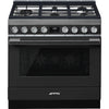 Smeg CPF36UGMAN 36 Inch Freestanding Professional Dual Fuel Range