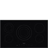 Smeg SEU365ETB 36 Inch Electric Cooktop with 5 Cooking Zones