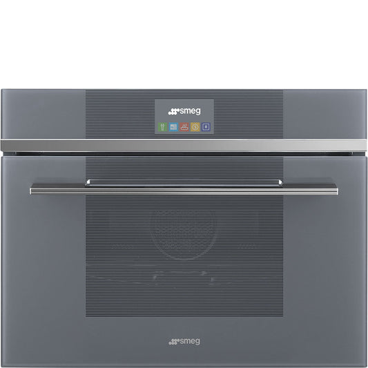 Smeg SFU4104VCS 24 Inch Built-In Combination Steam Electric Oven with 1.77 Cu. Ft. Capacity