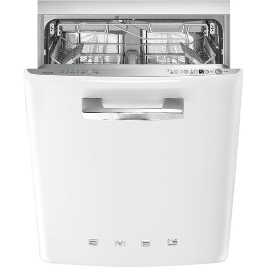 Smeg STU2FABWH2 24 Inch Fully Integrated Dishwasher with 13 Place Setting Capacity