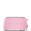 Smeg TSF02PKUS Retro-Style Countertop Toaster with 4 Slice Capacity