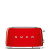Smeg TSF02RDUS Retro-Style Countertop Toaster with 4 Slice Capacity