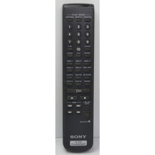 Sony Remote Control - RMDC51