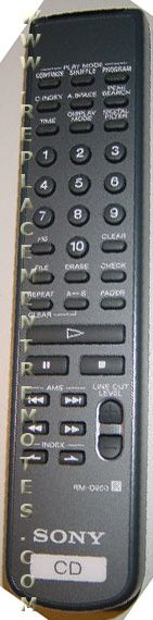 Sony Remote Control Rm-D950 - 1-473-944-11