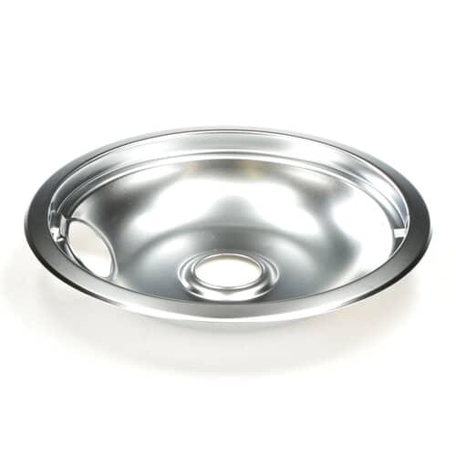 Whirlpool Part# W10196405RW Burner Drip Bowl (OEM) 8 in