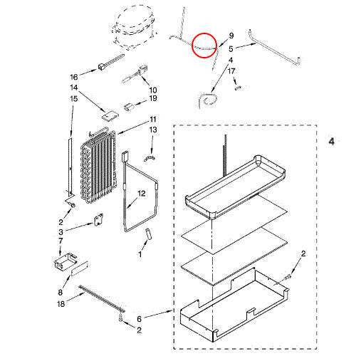 Samsung Seal Holder Duct-Middle In , G - DD62-00100A