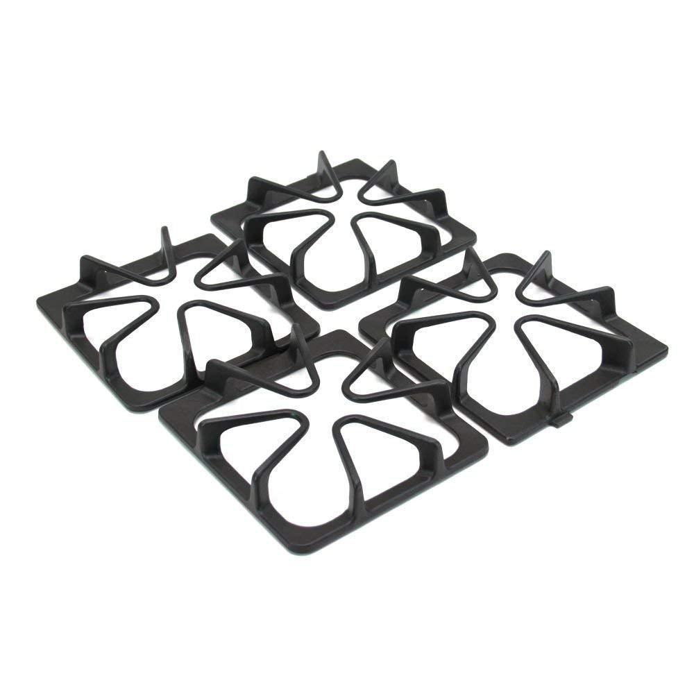 Whirlpool Oven and Cooktop Burner Grate Kit (Includes Four Burner Grates) WPW10447925