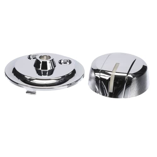 Whirlpool Part# W10514146 Control Knob Assembly (OEM) Stainless