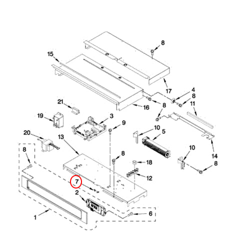 Whirlpool Oven and Cooktop Thermal Fuse WPW10545255