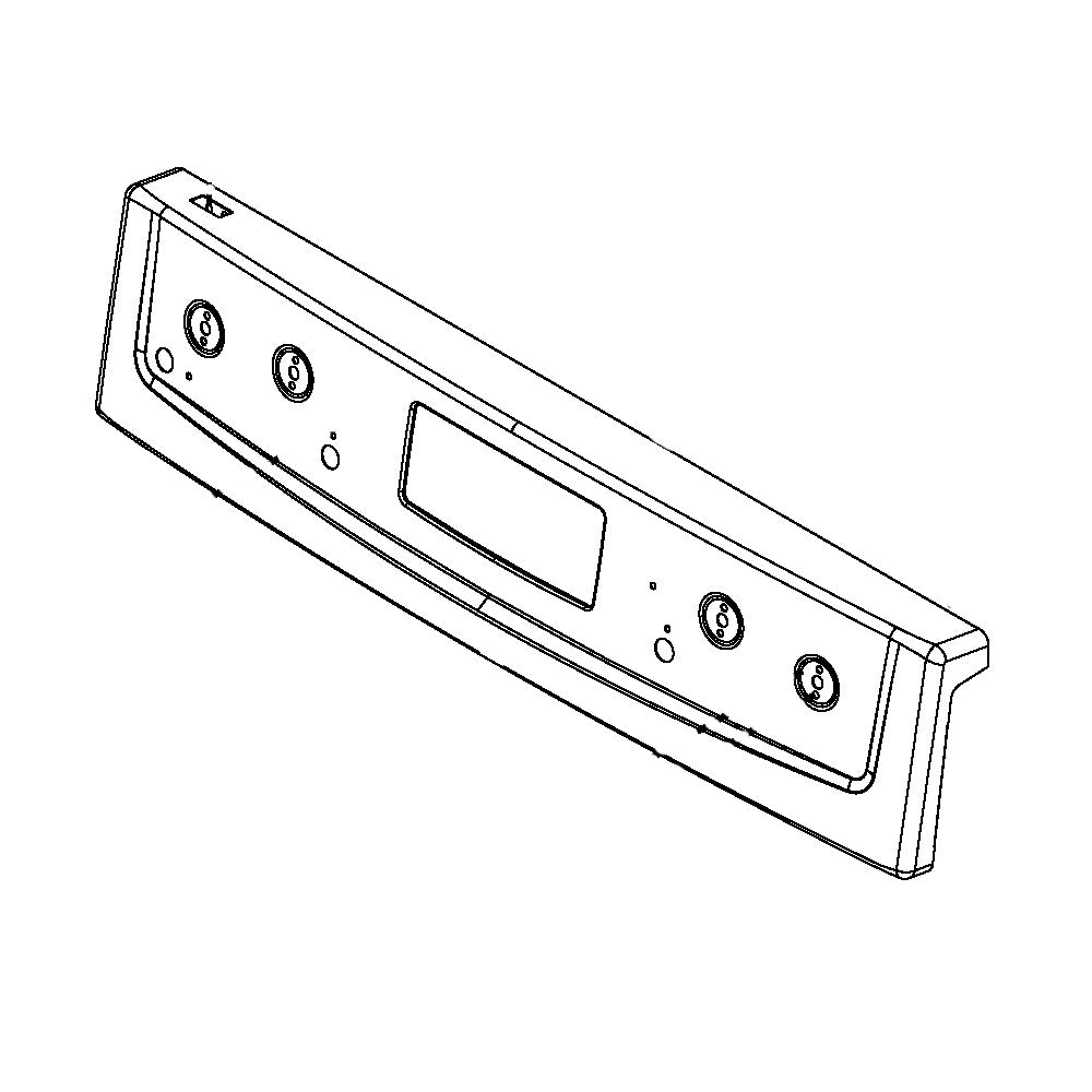Whirlpool Part# W10696171 Control Panel (Black) - Genuine OEM
