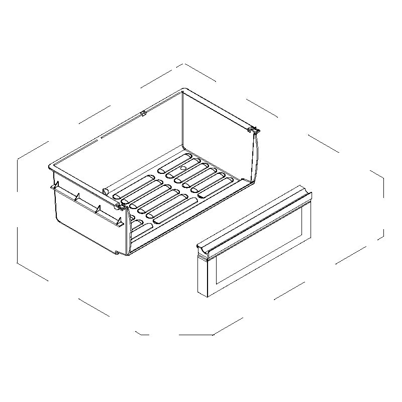 Whirlpool Part# W10758319 Deli Pan - Genuine OEM