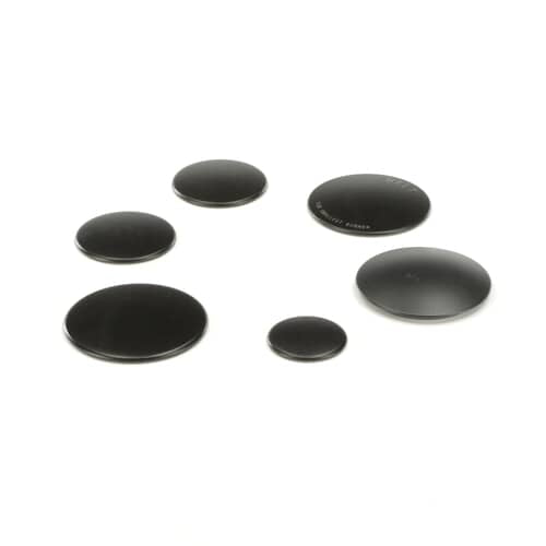 Whirlpool Cooktop Burner Cap Kit (Black) W10819916