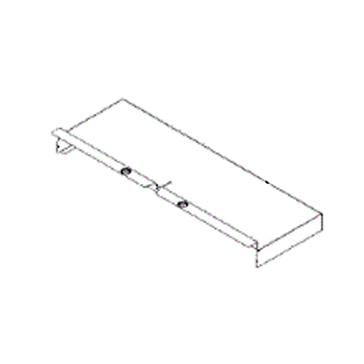 Whirlpool Part# W10904156 Chassis Cover (Top, Back) - Genuine OEM