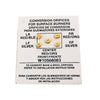KitchenAid KSDG950ESS1 LP Conversion Kit Genuine OEM