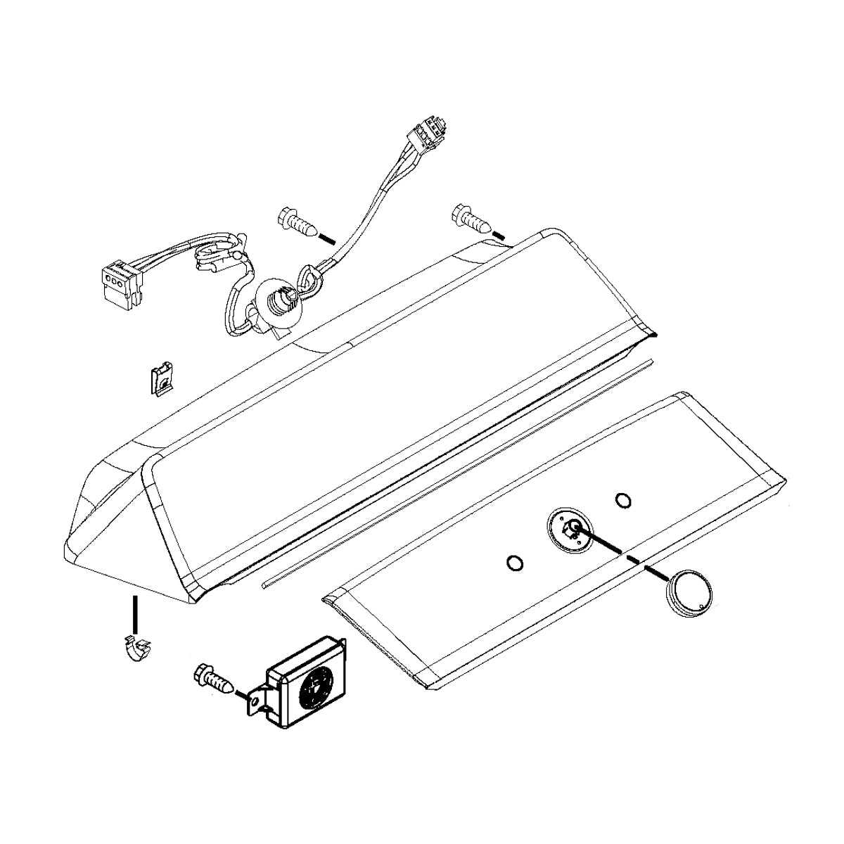 Whirlpool Part# W11175536 Console - Genuine OEM