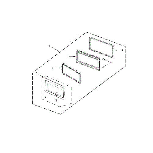 Whirlpool Part# W11194842 Door Assembly - Genuine OEM