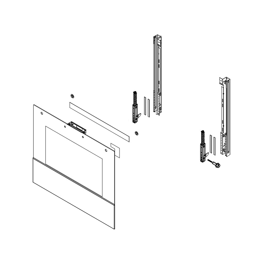 Whirlpool Part# W11325162 Stainless Door Assembly - Genuine OEM