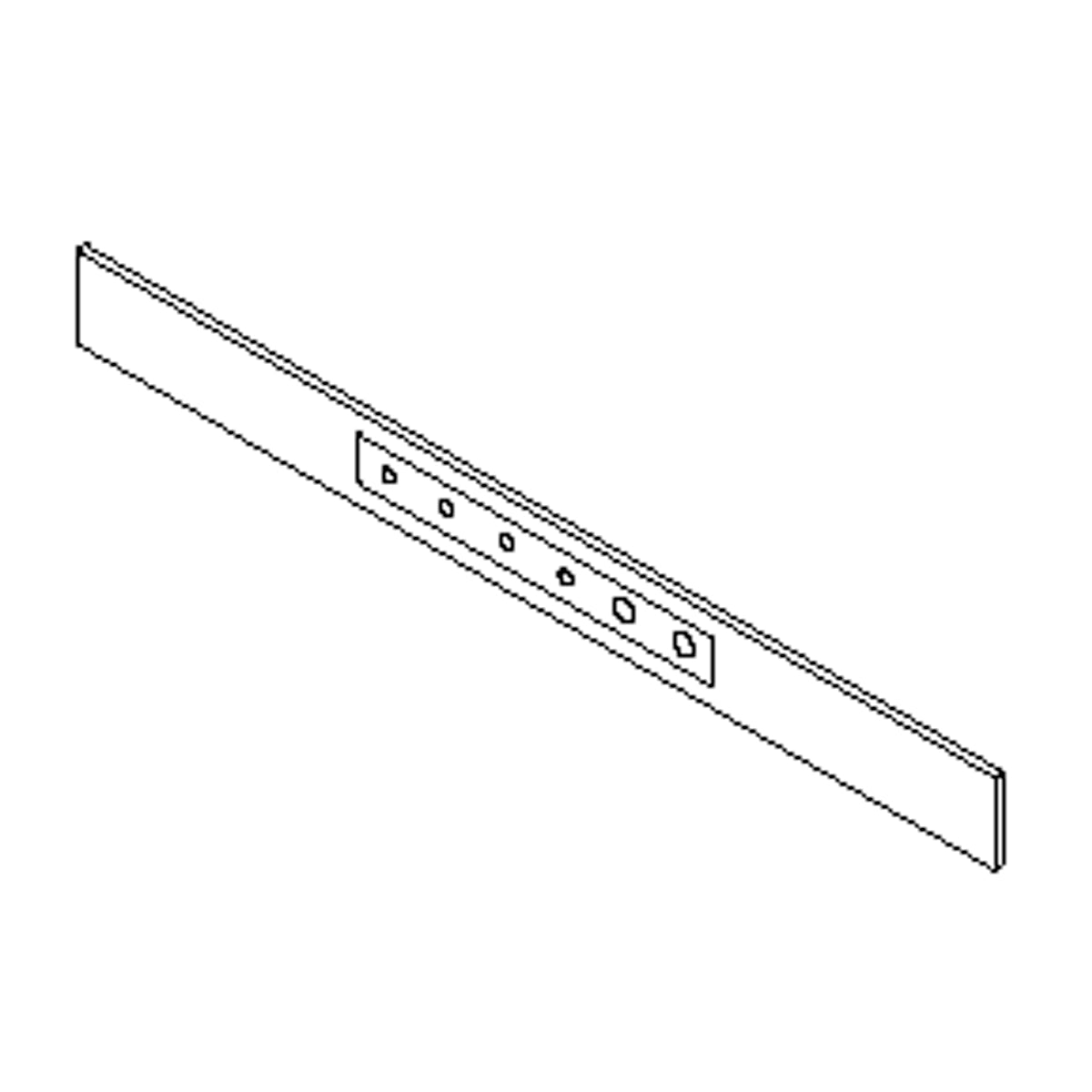 Whirlpool Part# W11432229 Glass Control Panel - Genuine OEM