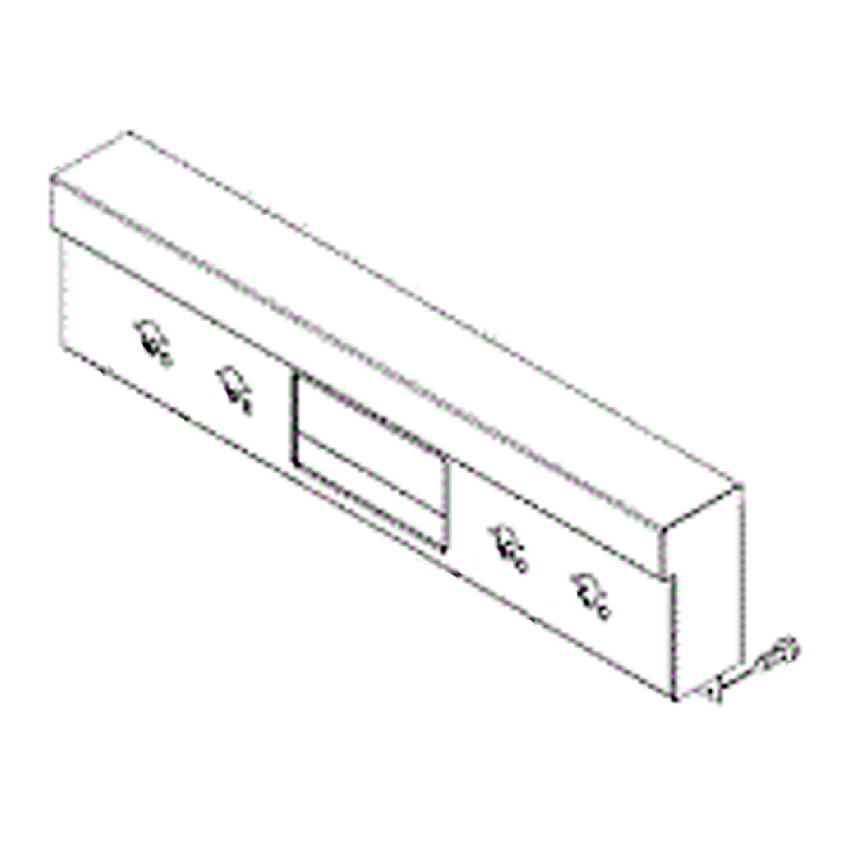 Whirlpool Part# W11444640 Control Panel - Genuine OEM